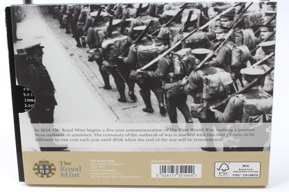 2014 United Kingdom 2 Pounds 100th Anniversary of the First World War UNC Coin