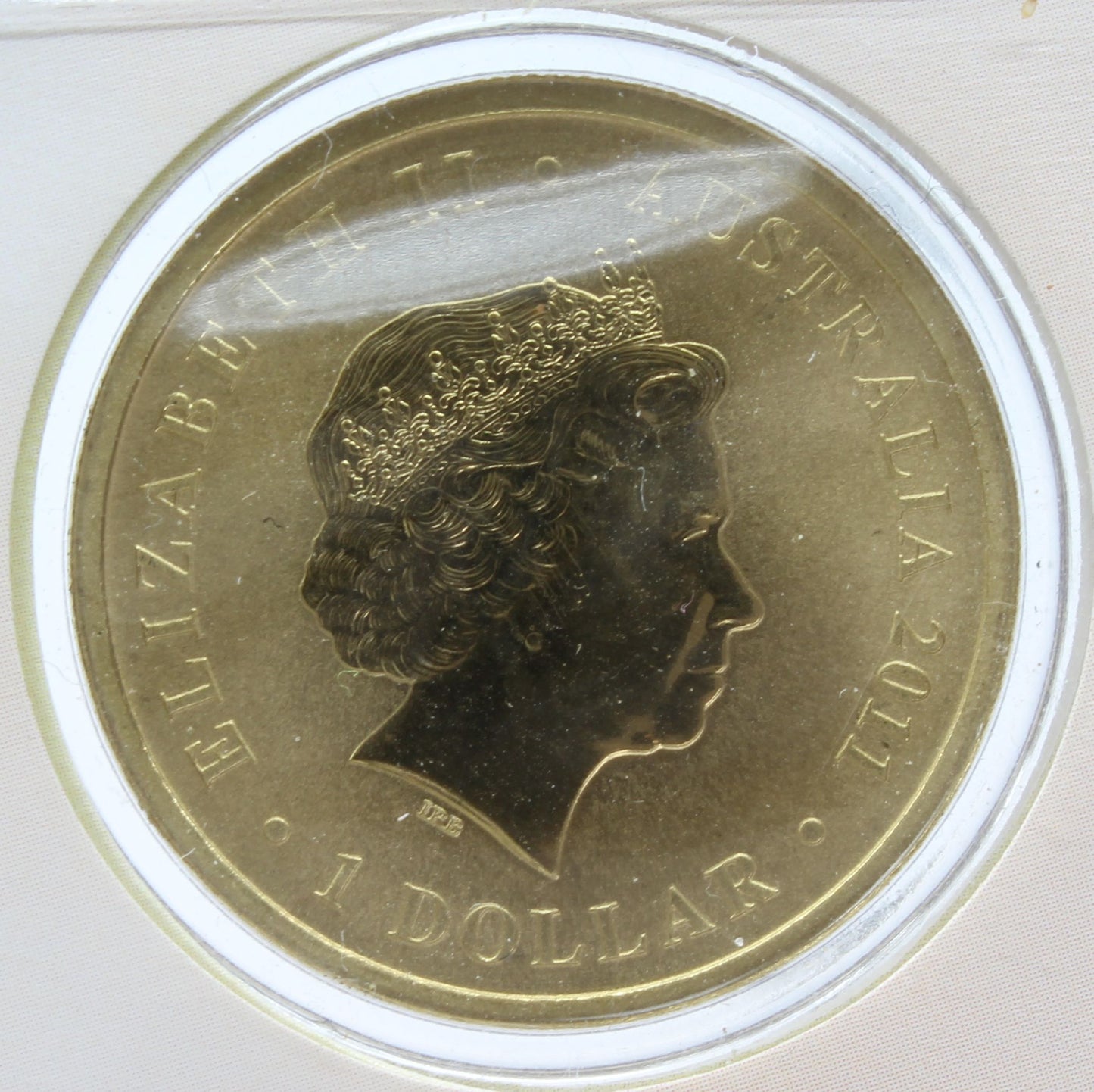 2011 & 2012 Australia Merry Christmas $1 Uncirculated Coloured Coin On Card