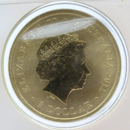 2011 & 2012 Australia Merry Christmas $1 Uncirculated Coloured Coin On Card