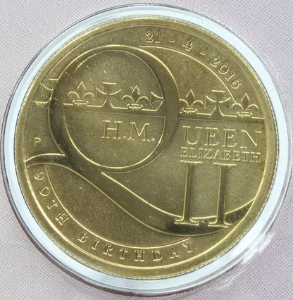 2011 & 2016 Australia $1 Queen's Birthday Uncirculated Coin On Card