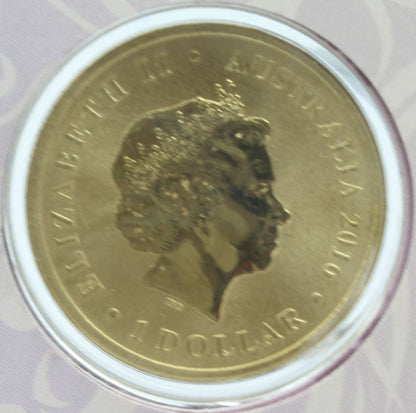2011 & 2016 Australia $1 Queen's Birthday Uncirculated Coin On Card