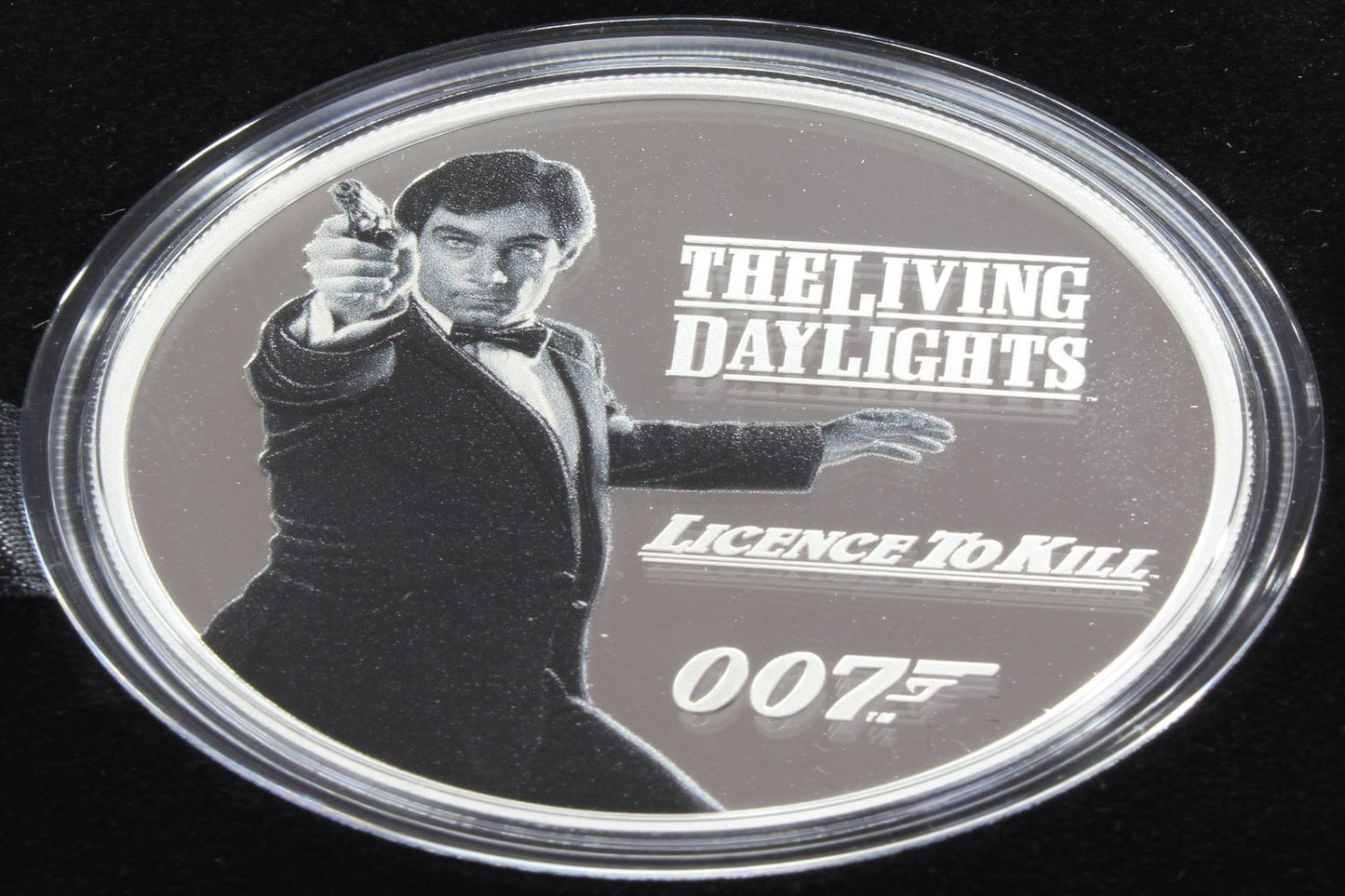 2023 Tuvalu $1 James Bond 3rd Issue 1Oz Silver Proof Coloured Coin CERT# 0008