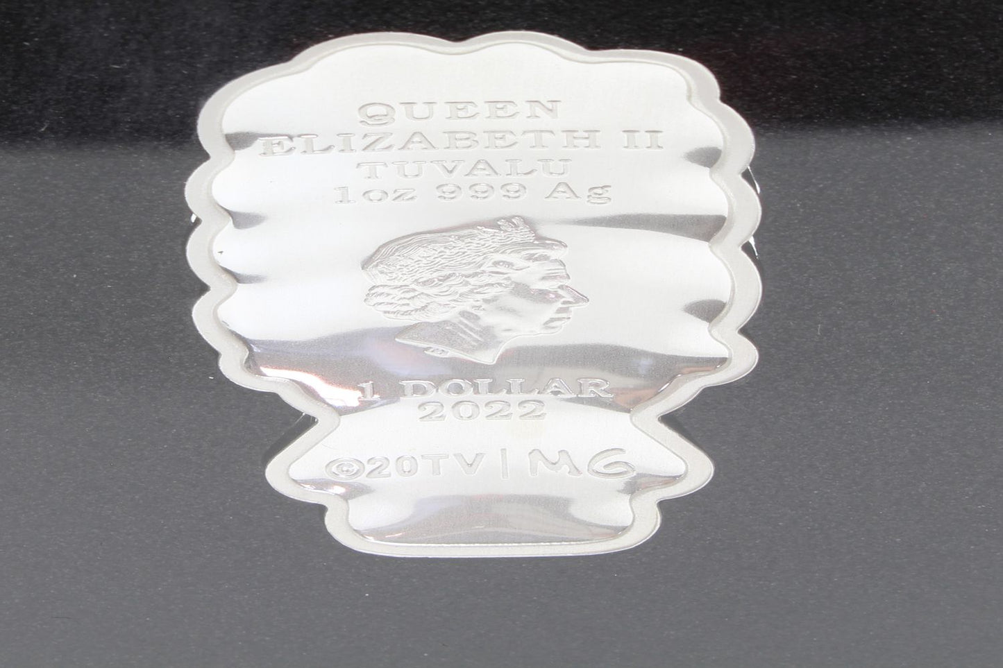 2022 Tuvalu $1 Marge Simpson 1Oz Silver Minted Mini Coin