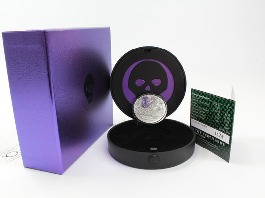 2023 Tuvalu $2 Phantom The Ghost Who Walks 2Oz Coloured Antiqued Silver Coin