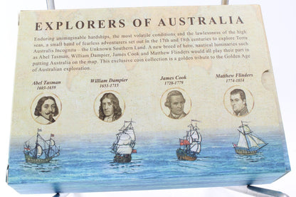 2013 Tokelau $5 Explorers of Australia 0.5g Gold Proof 4 Coin Set