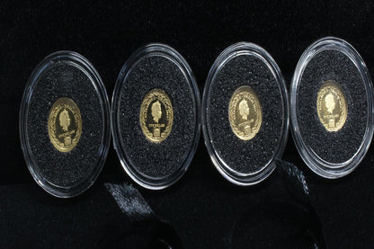 2013 Tokelau $5 Explorers of Australia 0.5g Gold Proof 4 Coin Set