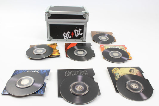 2020/21 Australia AC/DC 20 CENT COLOURED COINS VOLUME 01 BOXED SET COLLECTION