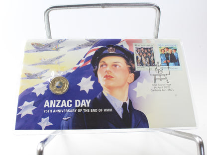 2020 Australia $2 ANZAC DAY 75th Anniversary of The End of WWII Coin PNC