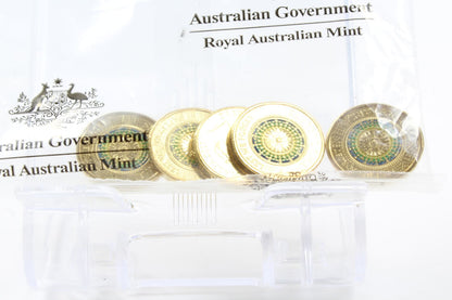 2017 Australia $2 Mosaic Lest We Forget UNC Coin RAM Bag