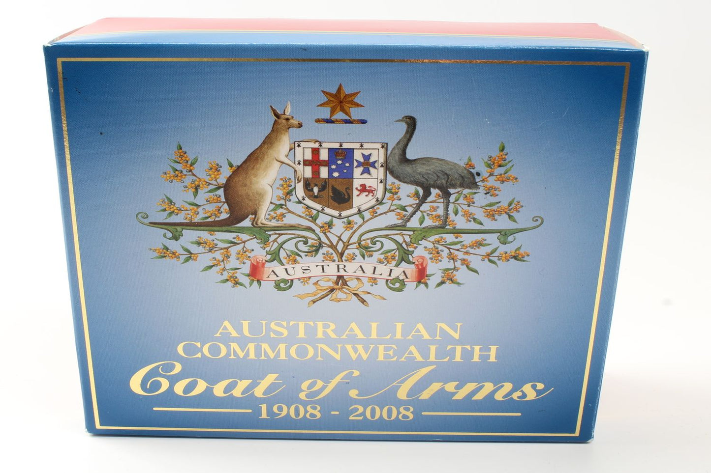 2008 Australian $1 Commonwealth Coat of Arms 1 Oz Silver Proof Coin