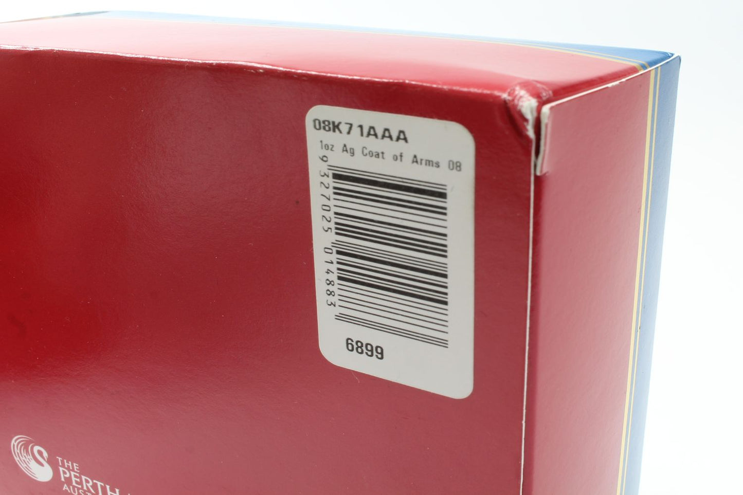 2008 Australian $1 Commonwealth Coat of Arms 1 Oz Silver Proof Coin