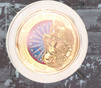 2022 Australia $1 Bicentenary of Royal Agricultural Coloured Coin On Card