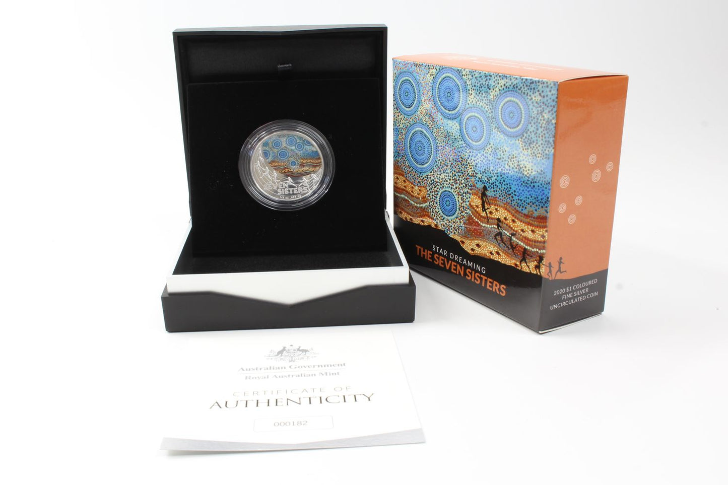 2020 Australia Star Dream The Seven Sisters $1 Coloured Silver Coin