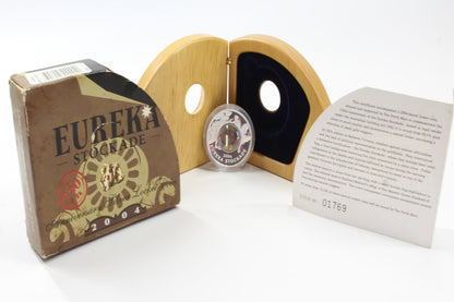 2004 Australia Eureka Stockade Anniversary Silver Locket Coin