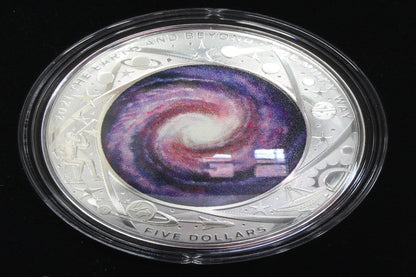 2021 Australia MILKY WAY $5 Coloured Silver Proof Domed Coin