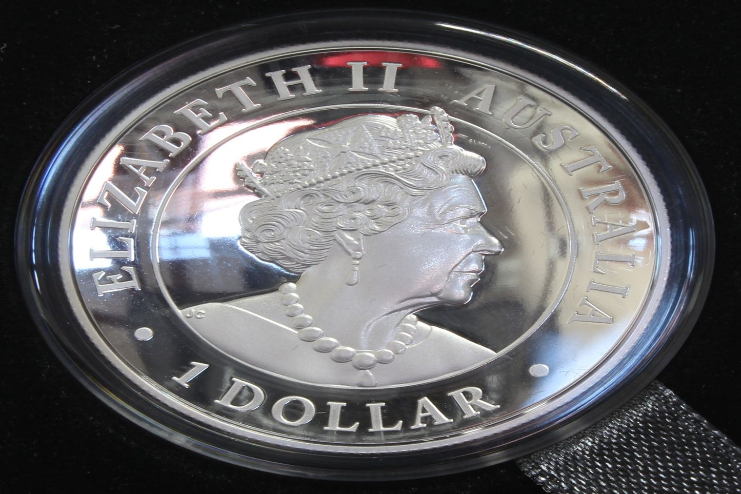 2022 Australia $1 Kangaroo 1 Oz Silver High Relief Coloured Coin