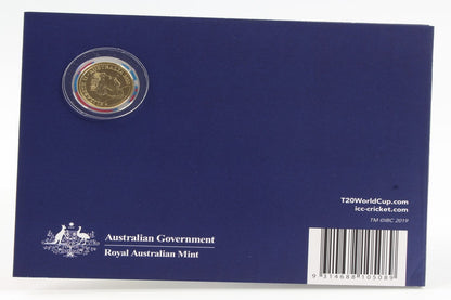 2020 Australia $2 ICC Women's T20 World Cup Coloured UNC Coin On Card X5