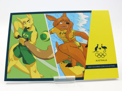 2020 Australia $2 Unleash The Spirit Five Coloured Coin Set