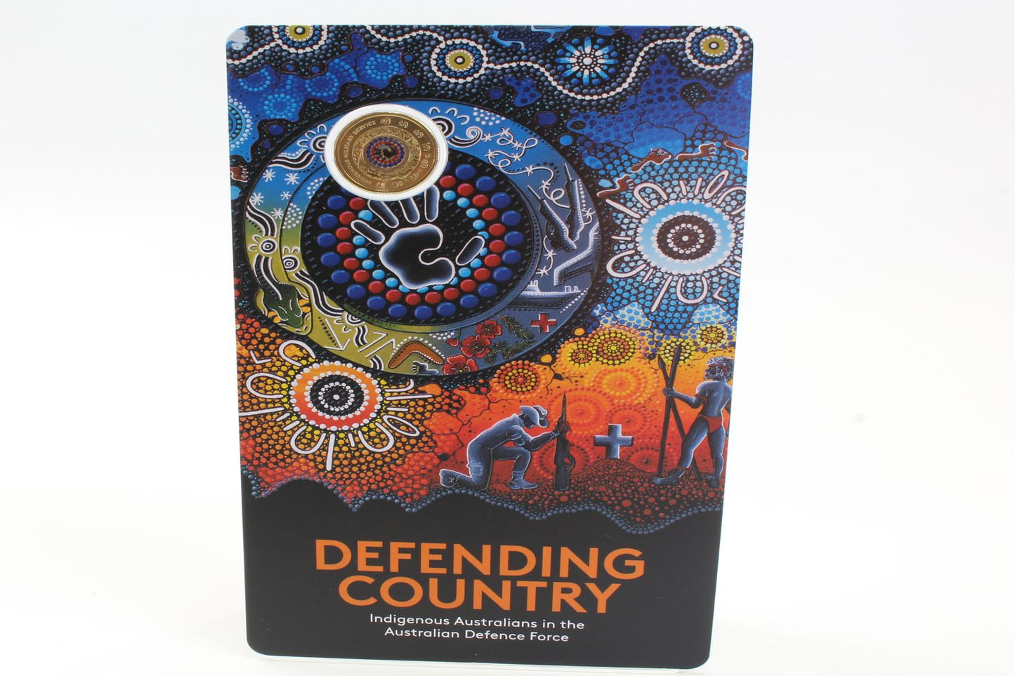 2021 Australia $2 C Mintmark Defending Country Coloured UNC Coin