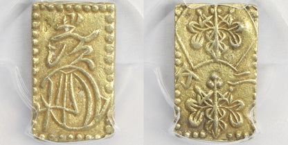 1868-69 Japan 2 BU 2.96g Gold Coin PCGS AU Details-CHOP MARK