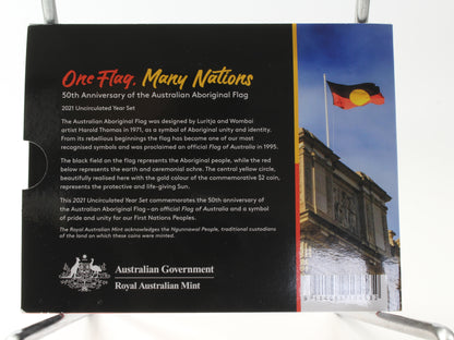 2021 Australia Mint Coin Set Includes Coloured $2 Coin