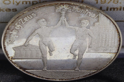 Vintage 1976 Commercial Bank of Australia Silver Medal Montreal Olympic