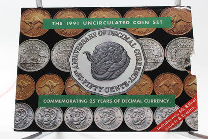 1991 Uncirculated Australia Mint Coin Set