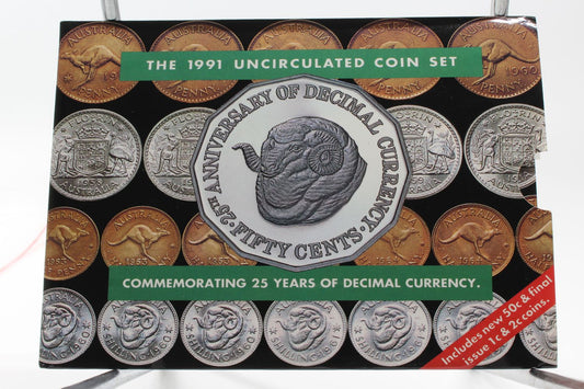 1991 Uncirculated Australia Mint Coin Set