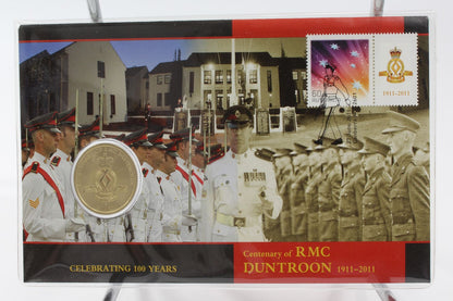 2011 Australia $1 Coin On Card X3