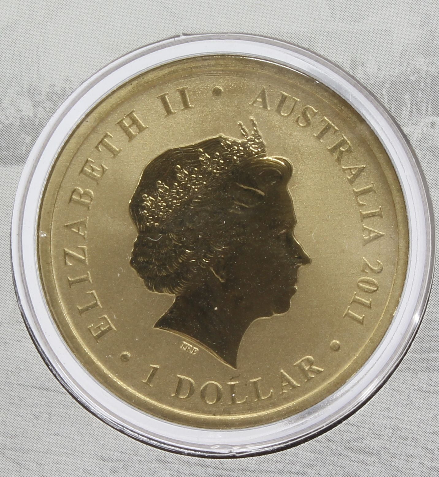 2011 Australia $1 Coin On Card X3