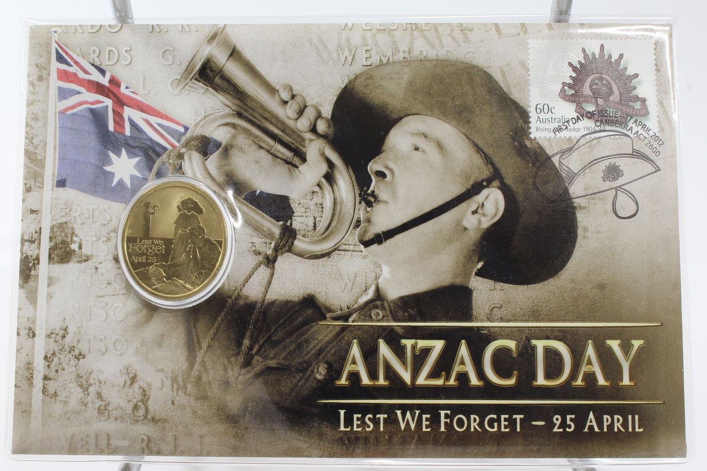 2011 Australia $1 Coin On Card X3