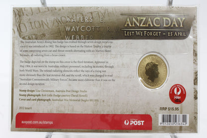 2011 Australia $1 Coin On Card X3