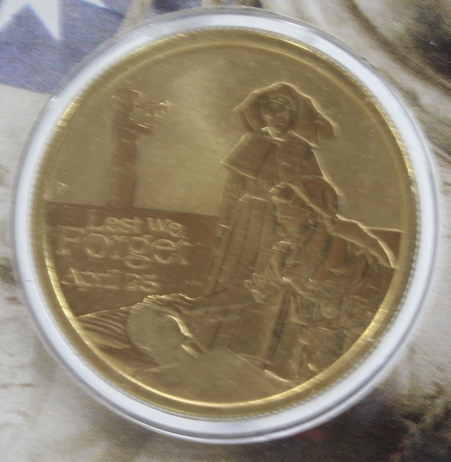 2011 Australia $1 Coin On Card X3