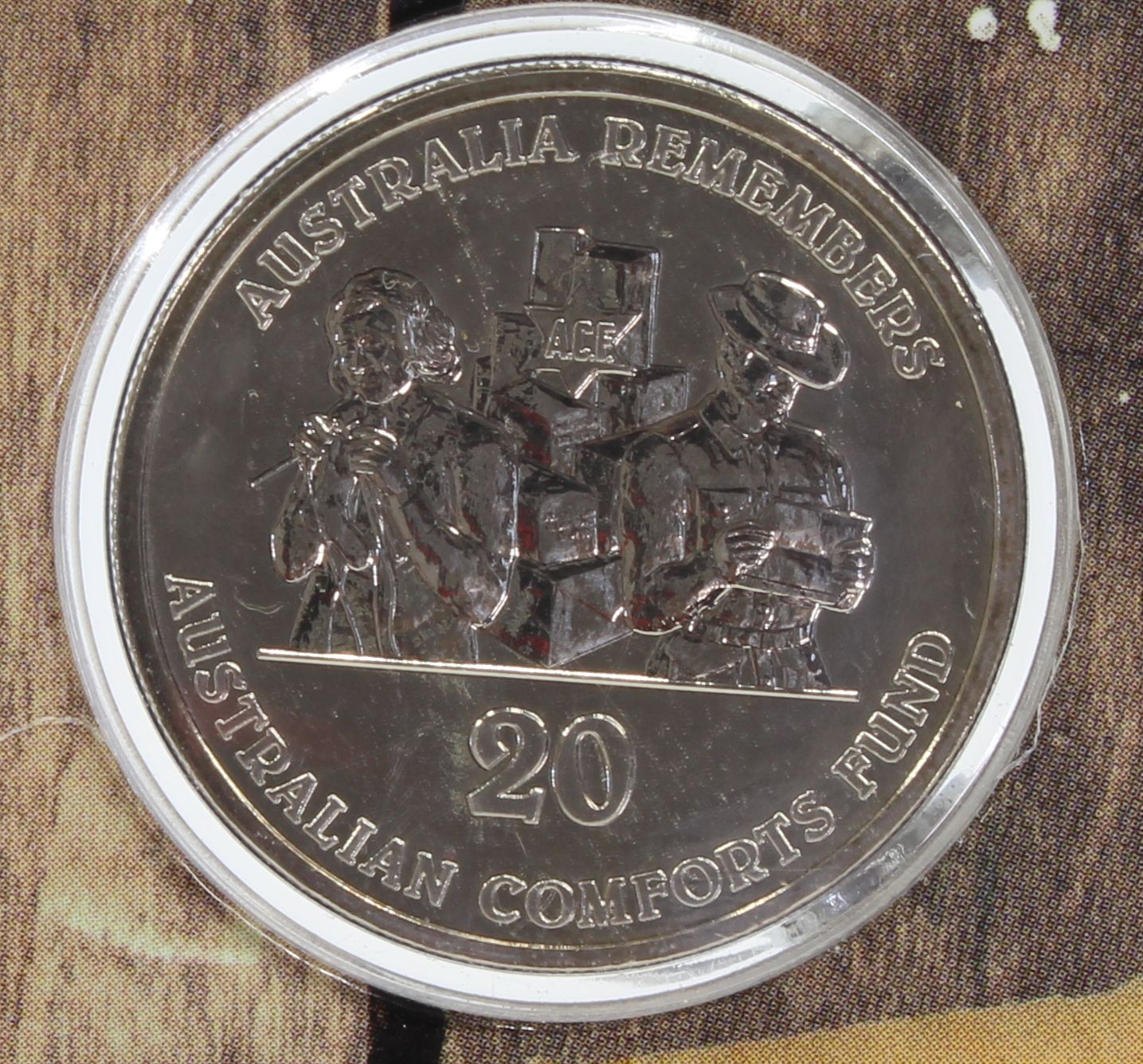 2013-2015 Australia 20 Cent Uncirculated Coin on Card X4