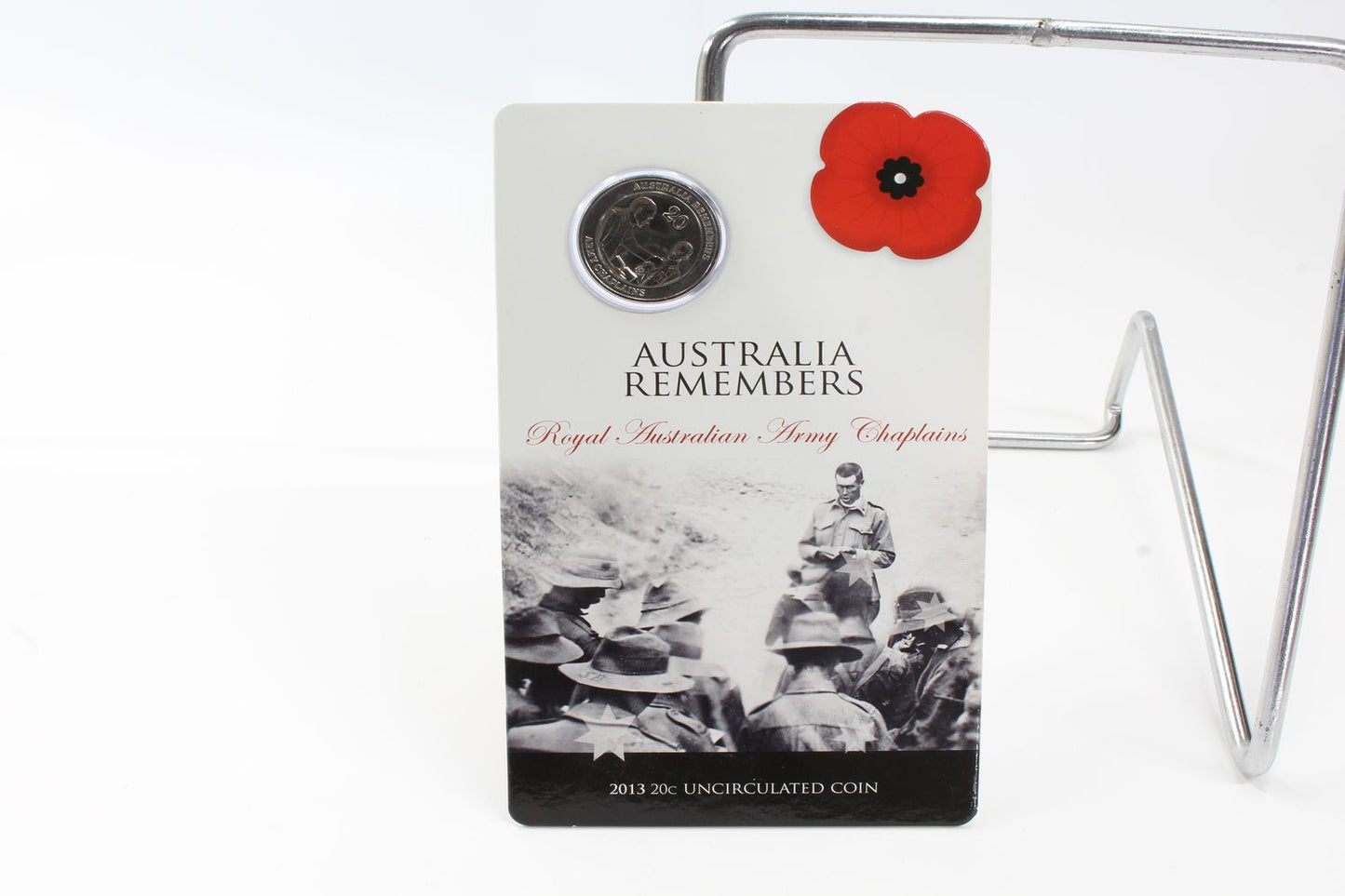 2013-2015 Australia 20 Cent Uncirculated Coin on Card X4