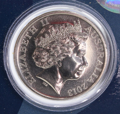 2013-2015 Australia 20 Cent Uncirculated Coin on Card X4