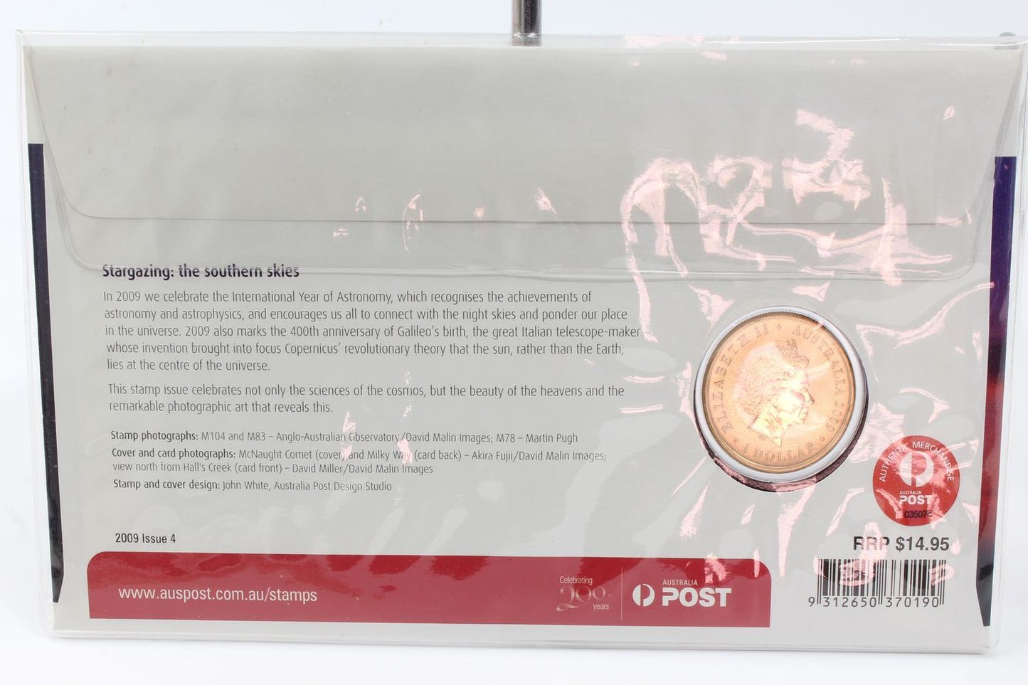 2009 & 2011 Australia Uncirculated Coin on Card X 2