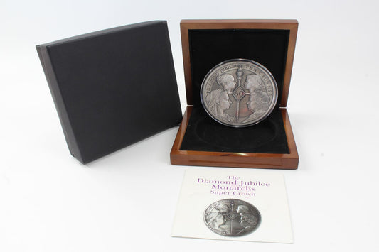 2012 Tristan Da Cunha Diamond Jubilee 10 Crowns Antique Coin