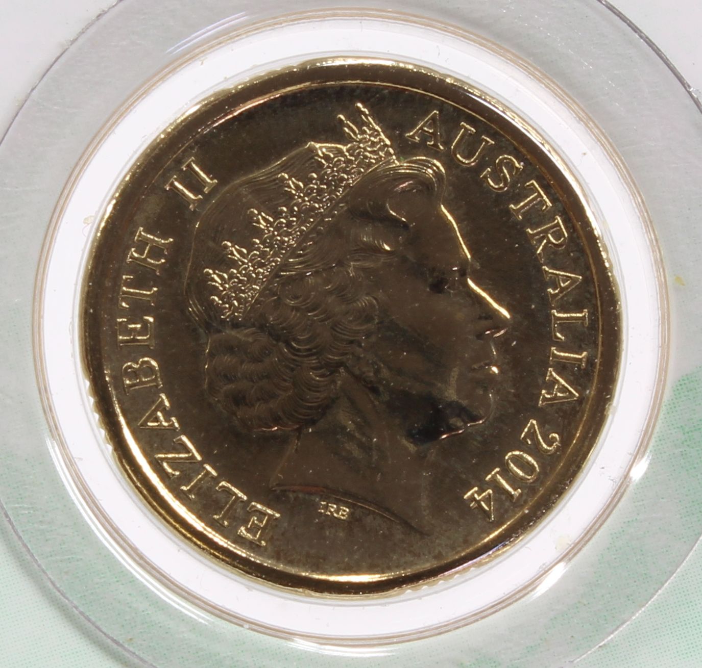 2014 Australia $2 Remembrance Day Coloured Coin On Card