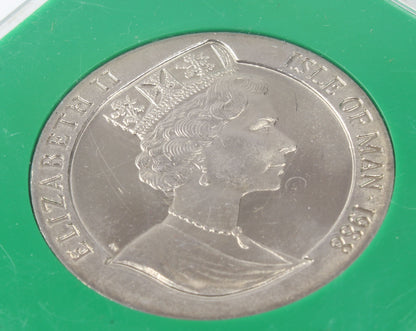 1988 Isle of Man Crown Coin - Australia Animals Bicentenary In Case X 6