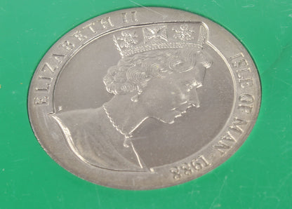 1988 Isle of Man Crown Coin - Australia Animals Bicentenary In Case X 6
