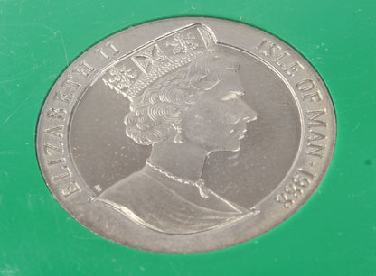 1988 Isle of Man Crown Coin - Australia Animals Bicentenary In Case X 6