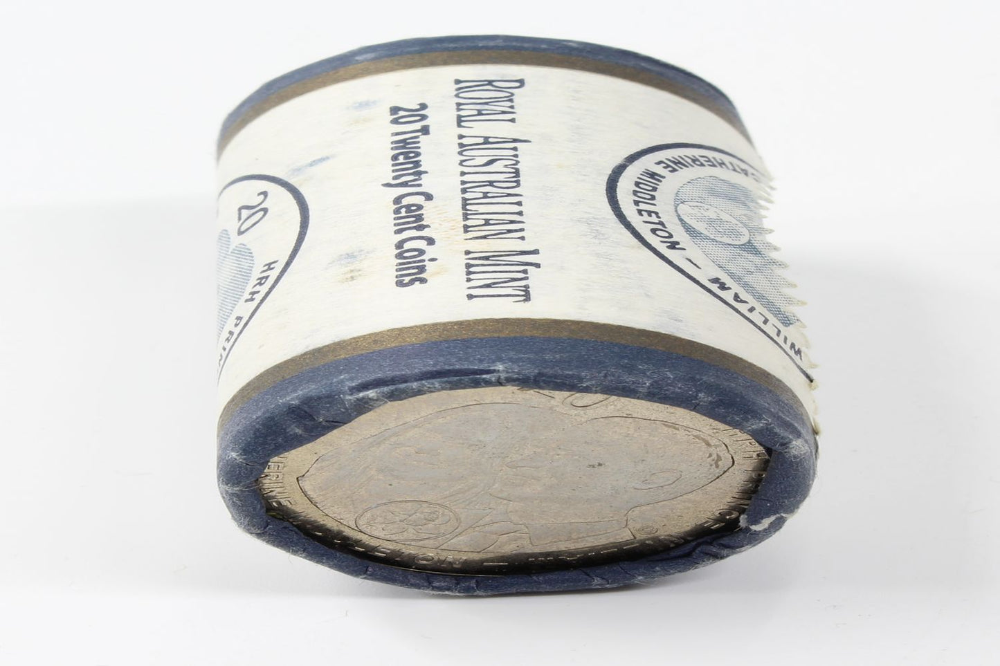 2011 Australia 20 Cent HRH Prince William & Catherine RAM Mint Roll