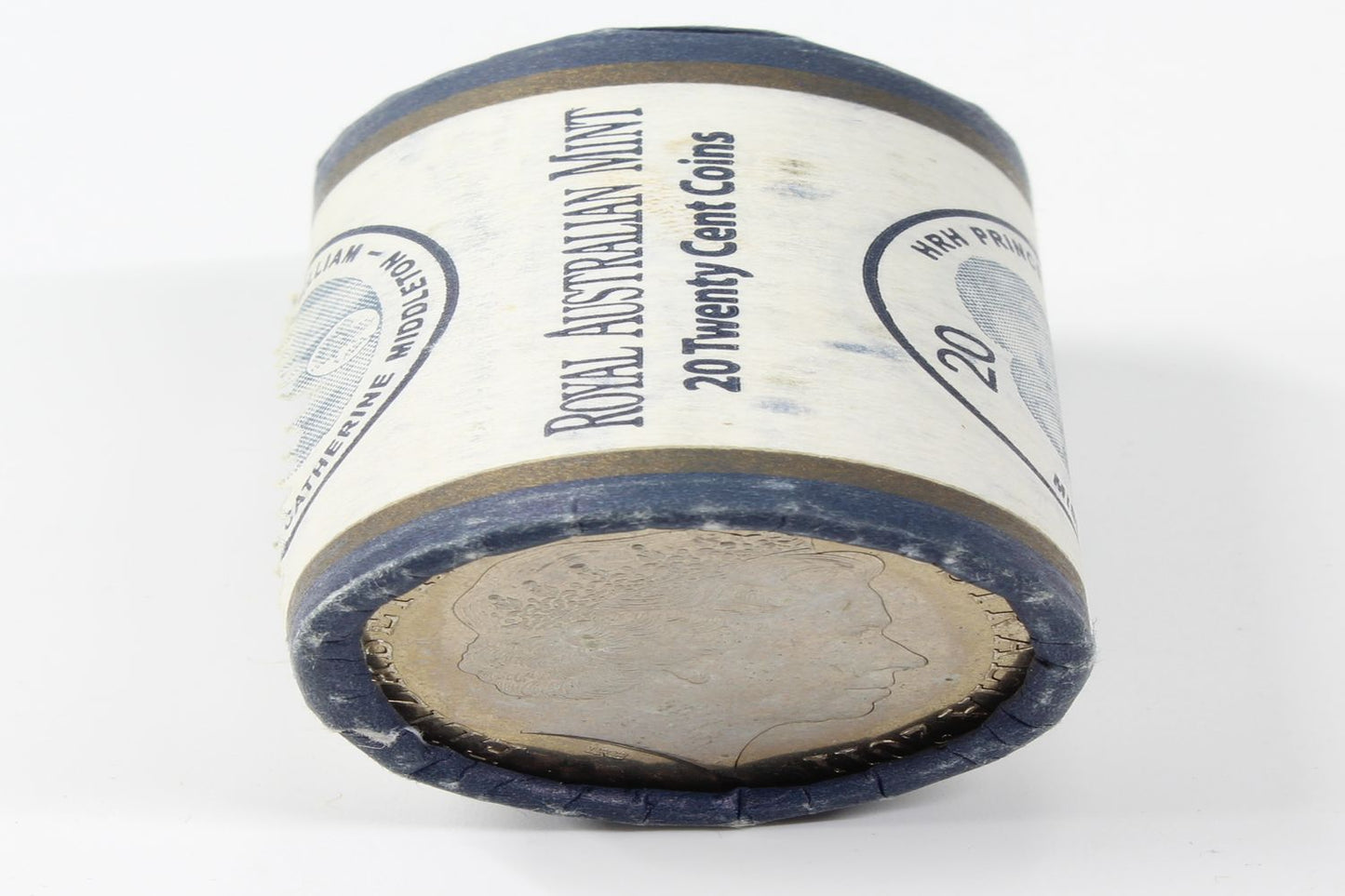 2011 Australia 20 Cent HRH Prince William & Catherine RAM Mint Roll