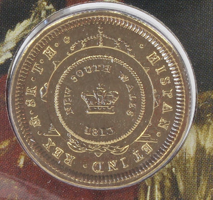 2013 Australia $1 Holey Dollar & Dump PNC & On card X 2