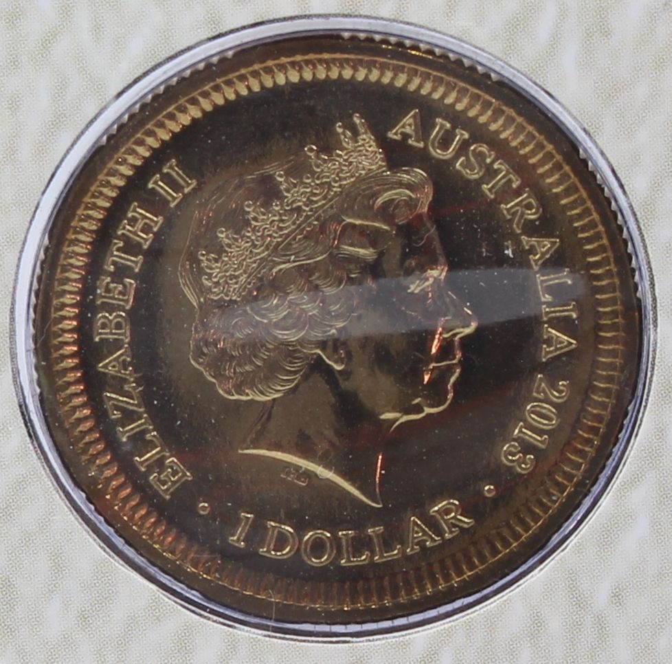 2013 Australia $1 Holey Dollar & Dump PNC & On card X 2