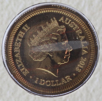 2013 Australia $1 Holey Dollar & Dump PNC & On card X 2