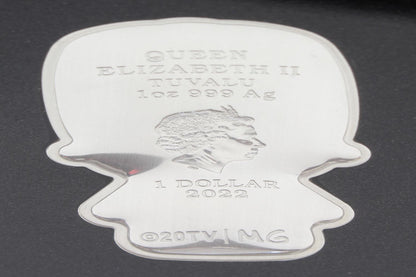 2022 Tuvalu $1 The Simpson Homer & Merge 1Oz Silver Minted Mini Coin