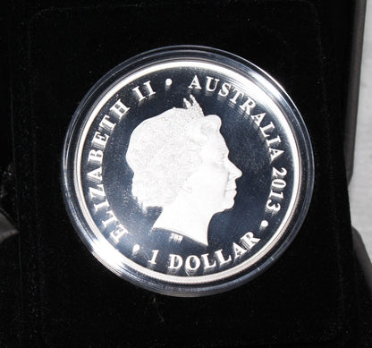 2013 AUSTRALIA Lord Howe Island Group One Dollar 1oz Silver Proof Coin