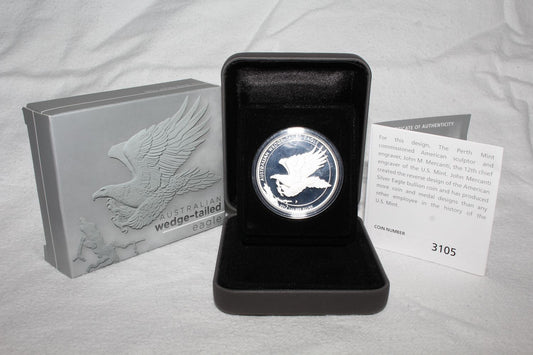 2014 $1 Australian Wedge Tailed Eagle 1oz Silver Proof Coin